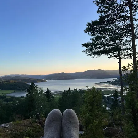 Деревянный коттедж Speilsuite Med Egen Badstue Og Panorama