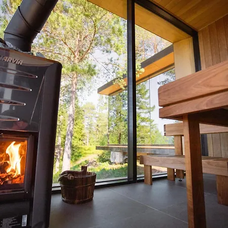 Speilsuite Med Egen Badstue Og Panorama Деревянный коттедж